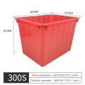 800 * 580 * 610 mm Caisse empilable aquatique rouge